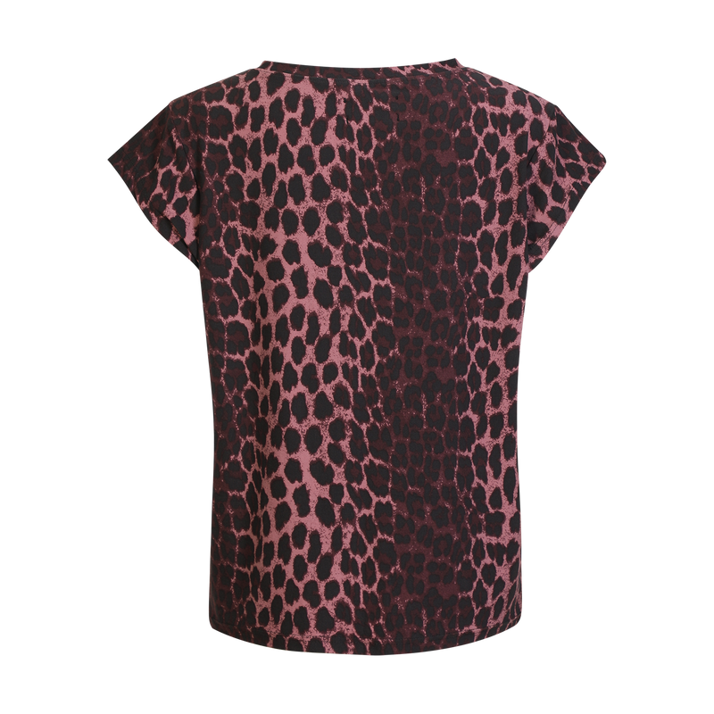 ALMA-U-TSHIRT - BORDEAUX LUX LEO