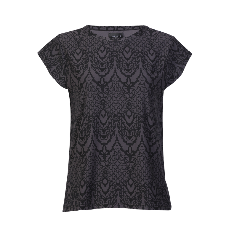 ALMA-U T-SHIRT - DARK GRAY LALA