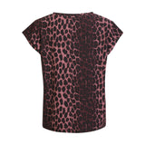 ALMA-U-TSHIRT - BORDEAUX LUX LEO