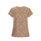 ALMA-U-TSHIRT - SAND PAISLEY