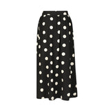 ALMA-LOOSE-SKIRT - BLACK BIG DOT