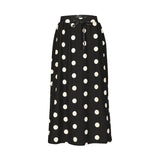 ALMA-LOOSE-SKIRT - BLACK BIG DOT