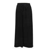 ALMA LOOSE SKIRT - BLACK