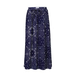 ALMA-LOOSE-SKIRT - BLUE SCARF