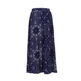 ALMA-LOOSE-SKIRT - BLUE SCARF
