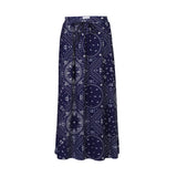 ALMA-LOOSE-SKIRT - BLUE SCARF