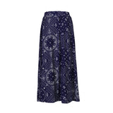ALMA-LOOSE-SKIRT - BLUE SCARF