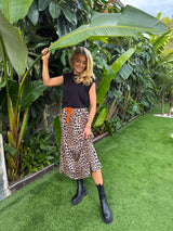 ALMA LOOSE SKIRT - LUX LEO