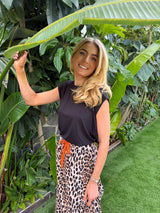 ALMA LOOSE SKIRT - LUX LEO