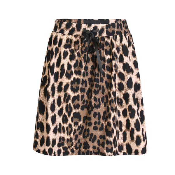 ALMA-SHORT-LOOSE-SKIRT - BIG LUX LEO FOSSIL