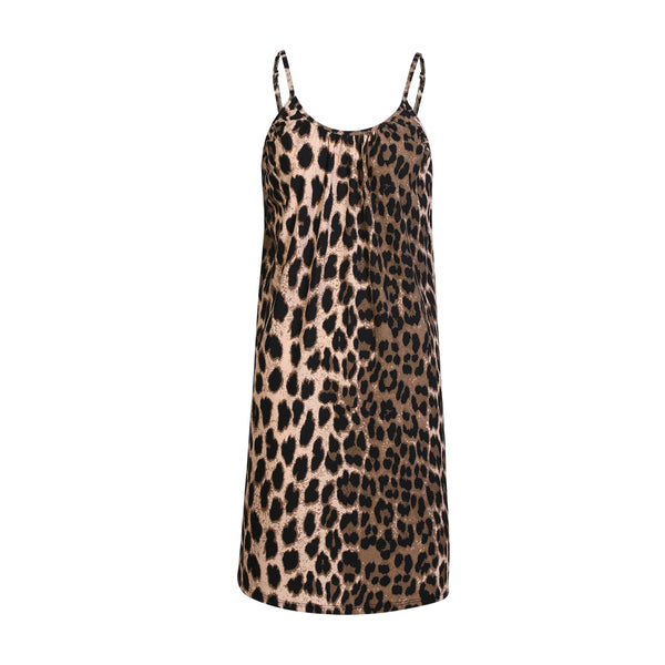 ALMA-SHORT-STRAP-DRESS - BIG LUX LEO FOSSIL
