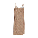 ALMA-SHORT-STRAP-DRESS - SAND PAISLEY