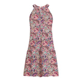 ALMA-ANNI-DRESS - PINK PAISLEY