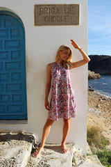 ALMA-ANNI-DRESS - PINK PAISLEY
