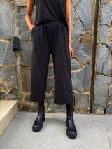 ALMA-CULOTTE-PANTS - BLACK