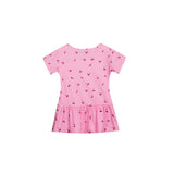 ALMA-FRILL-T-SHIRT (KIDS) - PINK PURPLE FLOWER