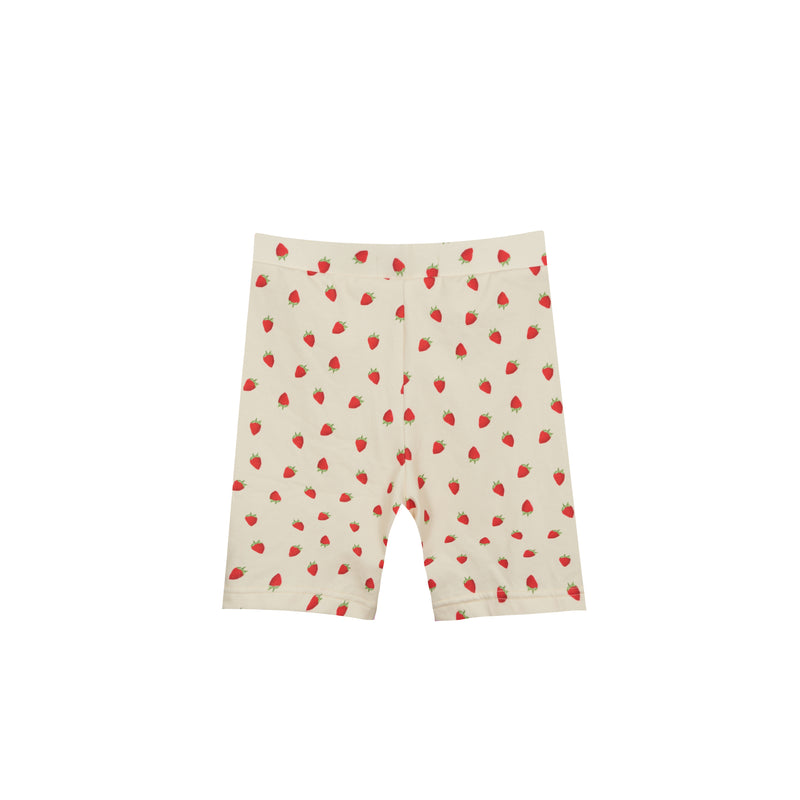 ALMA-BICYCLE-SHORTS (KIDS) - CREAMY STRAWBERRY