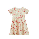 ALMA-SS-BABYDOLL-DRESS (KIDS) - CREAMY STRAWBERRY