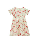 ALMA-SS-BABYDOLL-DRESS (KIDS) - CREAMY STRAWBERRY