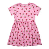 ALMA-SS-BABYDOLL-DRESS (KIDS) - PINK WATERMELON