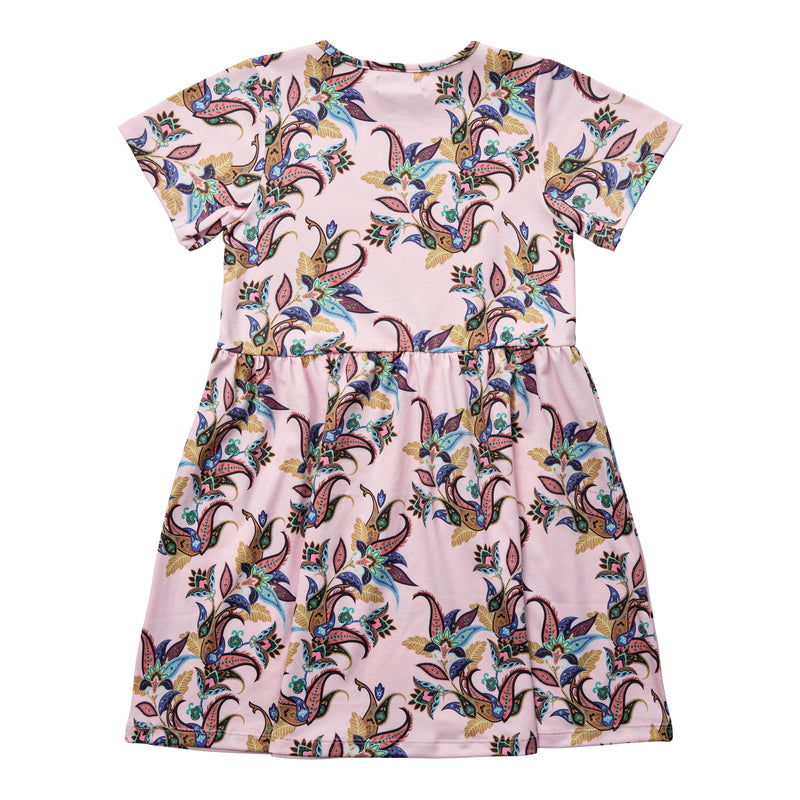 ALMA-SS-BABYDOLL-DRESS (KIDS) - ROSA MULTICOLOR PASILEY