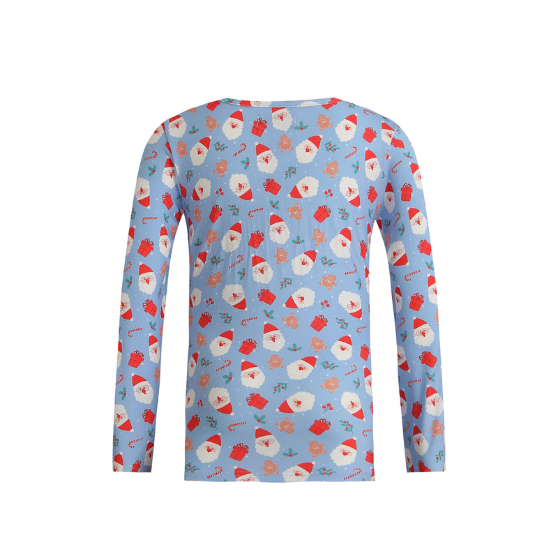 ALMA-LS-TSHIRT-KIDS - SANTA SKYBLUE