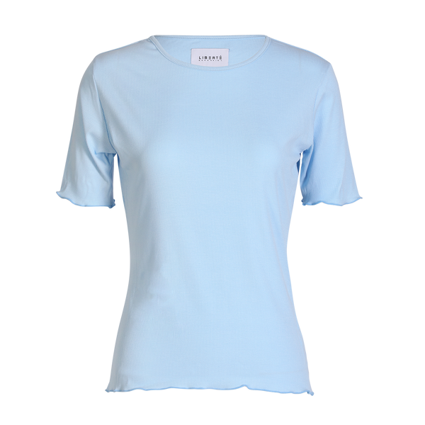 NATALIA-SS-BLOUSE - BABY BLUE