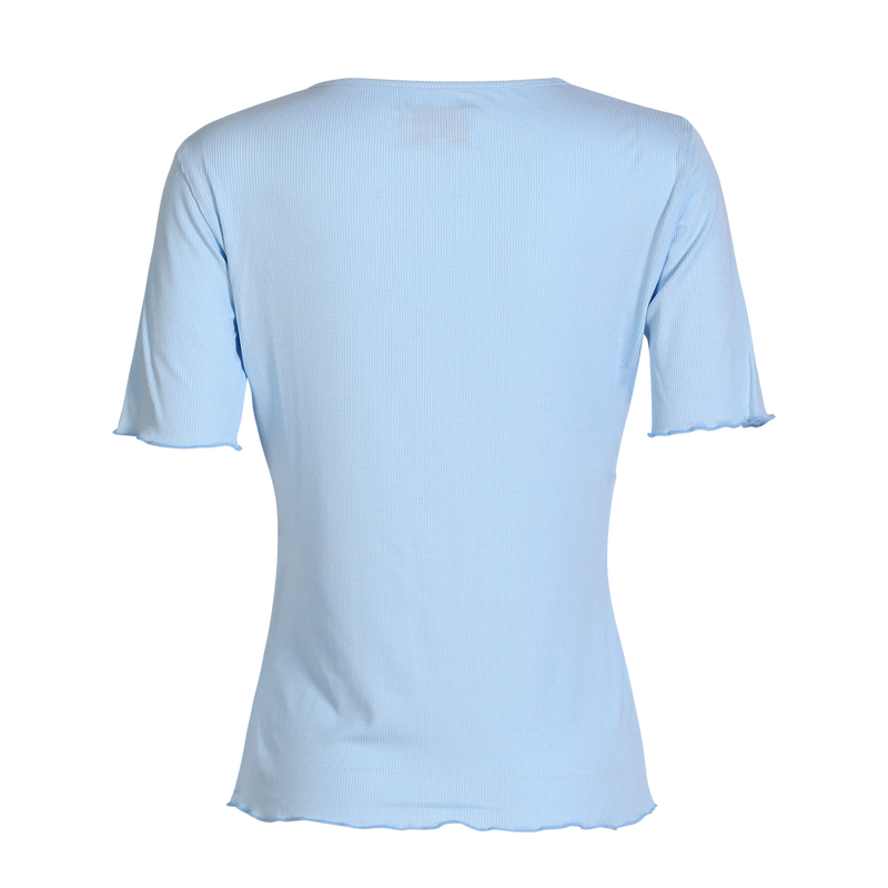 NATALIA-SS-BLOUSE - BABY BLUE