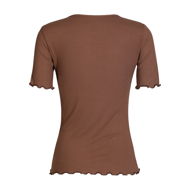 NATALIA-SS-BLOUSE - BROWN