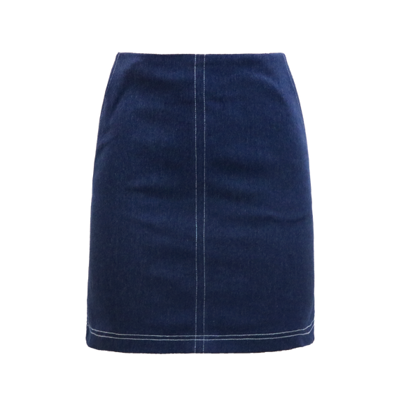 ASTA-MINI-SKIRT - BLUE DENIM