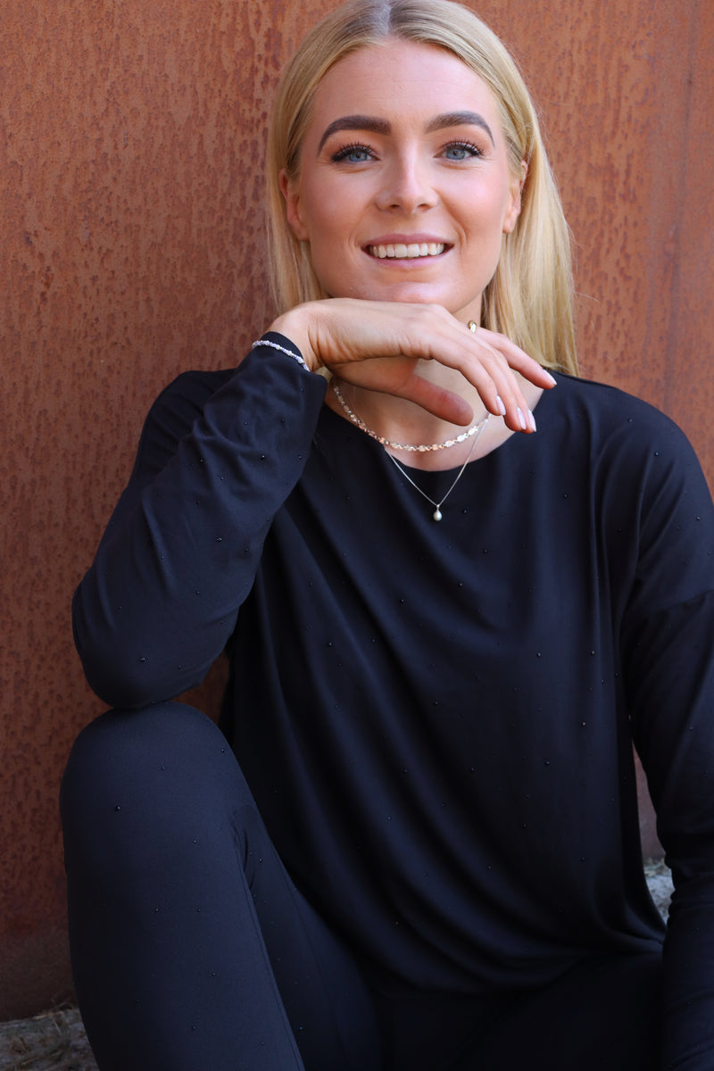 ALMA-LEGGING - BLACK BLACK SIMILI