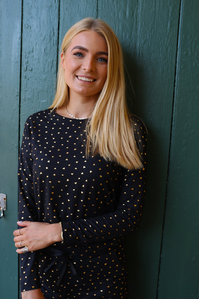 ALMA-LS-TOP - BLACK GOLD HEART