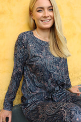 ALMA-LS-TOP - NIGHT SKY PAISLEY