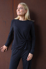 ALMA-LS-TWIST-TOP - BLACK BLACK SIMILI