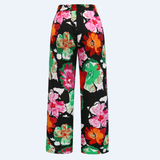 ANDREA-PANTS - BLACK BIG FLOWERS