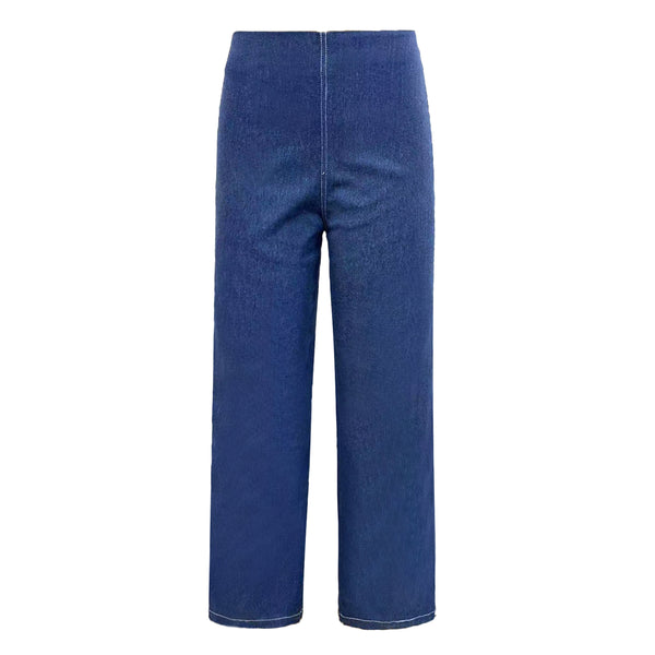 ASTA-WIDE-PANTS - BLUE DENIM