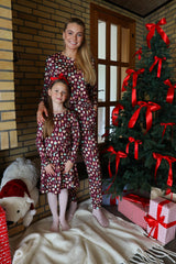 ALMA-LS-BABYDOLL-DRESS (KIDS) - BALLERINA BORDEAUX