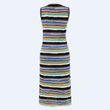 BIA-DRESS - BLURRED MULTI STRIPE