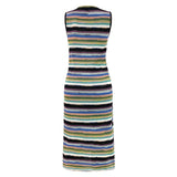 BIA-DRESS - BLURRED MULTI STRIPE