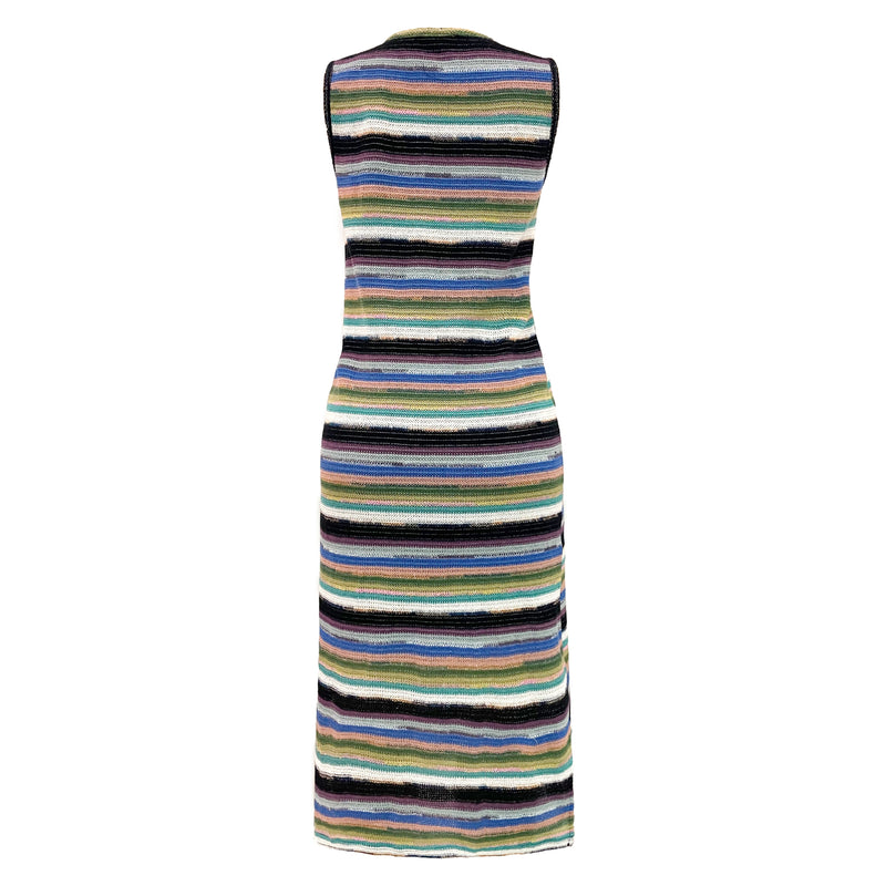 BIA-DRESS - BLURRED MULTI STRIPE