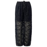 BIBI BALOON PANTS - BLACK LACE