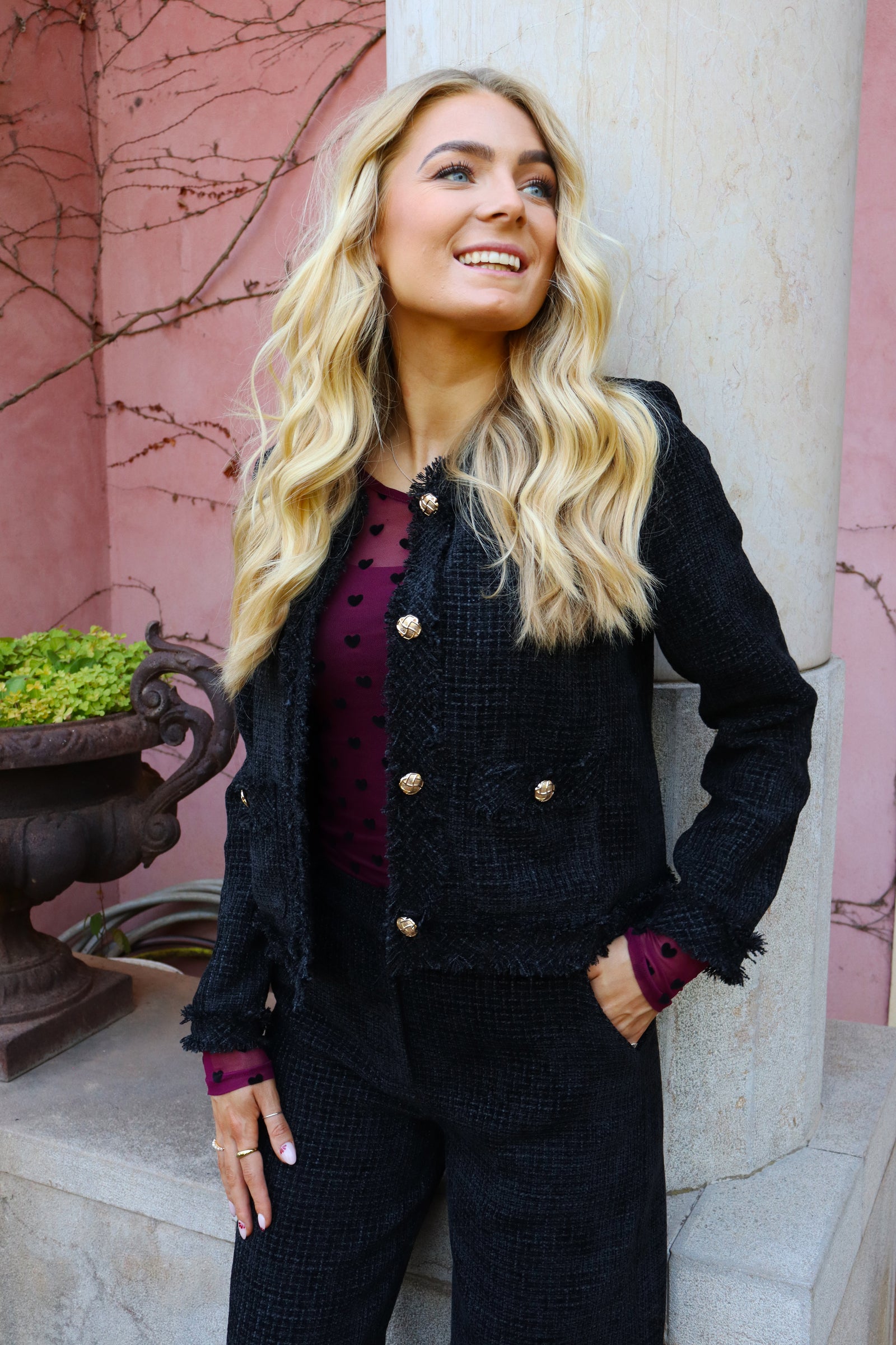 COCO LS JACKET - BLACK – Liberté Essentiel