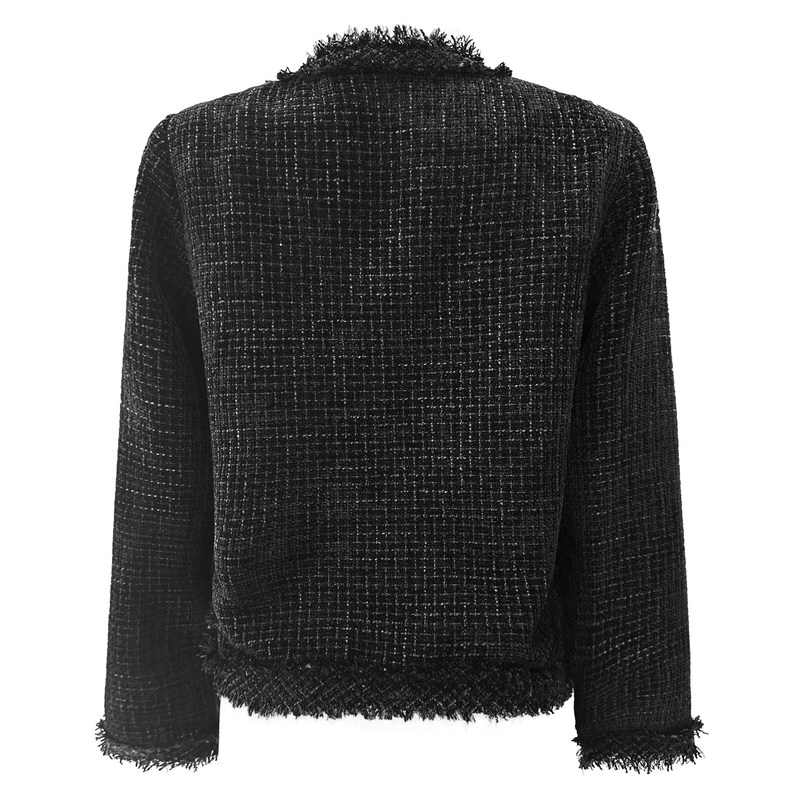 COCO LS JACKET - BLACK