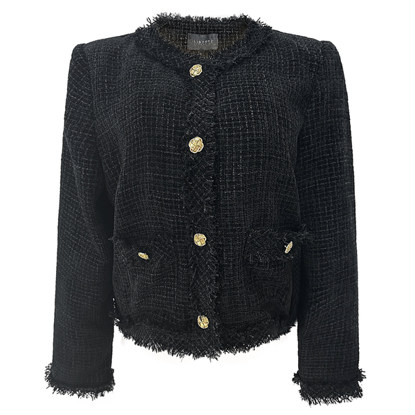 COCO LS JACKET - BLACK