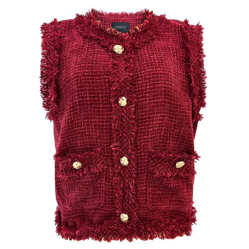 COCO VEST - BORDEAUX