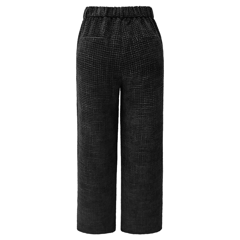 COCO WIDE PANTS - BLACK