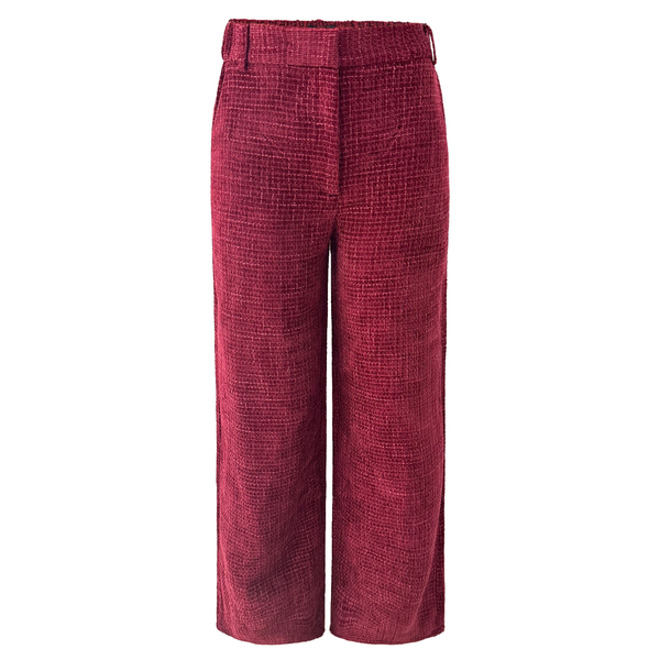 COCO WIDE PANTS - BORDEAUX