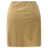 CORDUROY MINI SKIRT - SAND