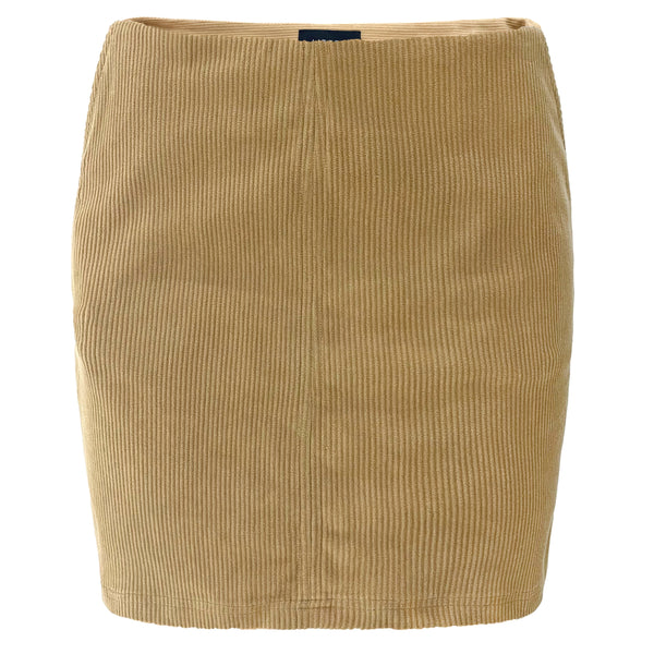 CORDUROY MINI SKIRT - SAND