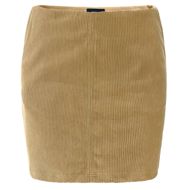 CORDUROY MINI SKIRT - SAND